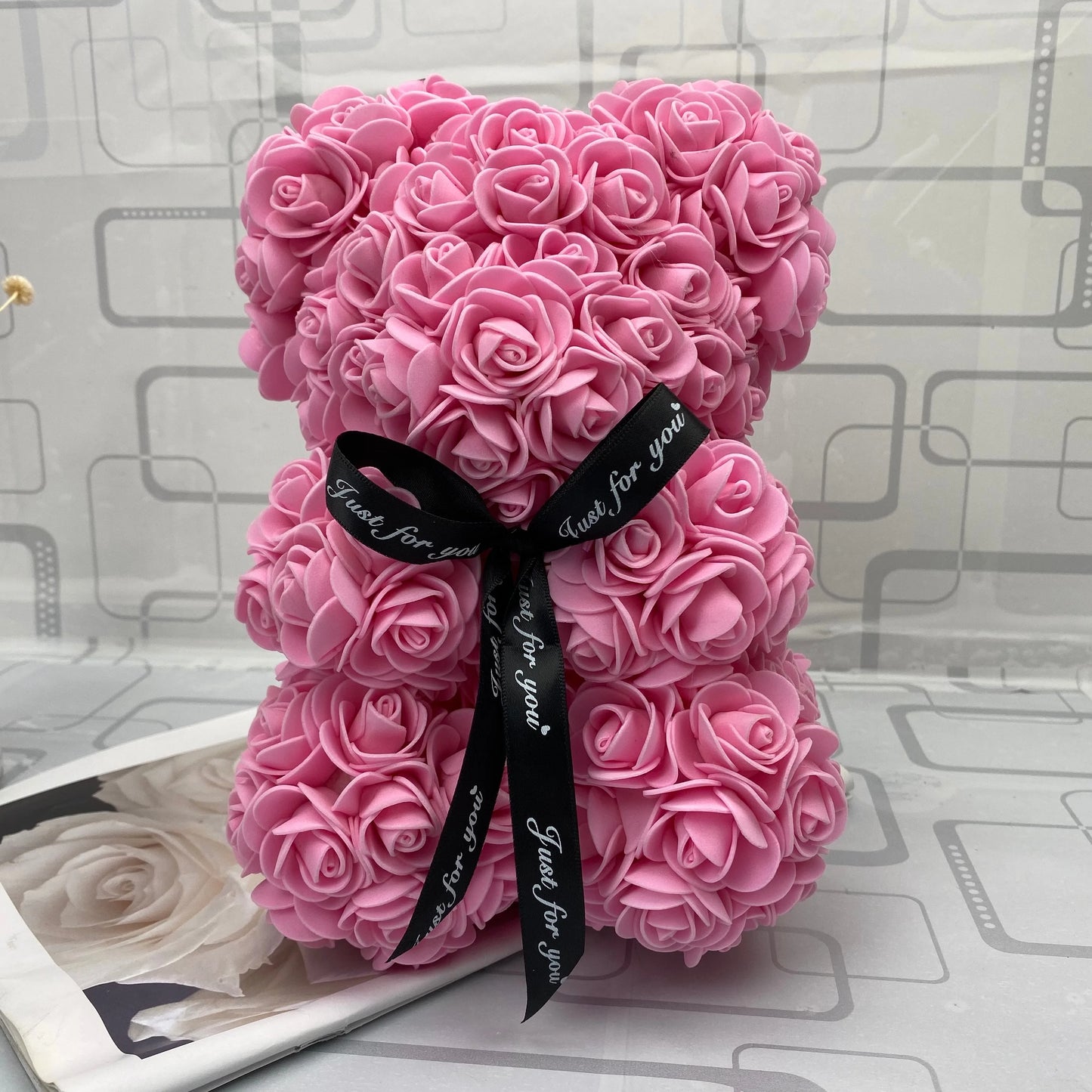 25cm Red Rose Teddy Bear Gift