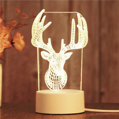 3D LED Night Light Lamp GIFT