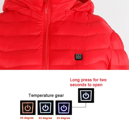 New Heated Jacket Coat USB Electric Thermal Men's Clothes Winter