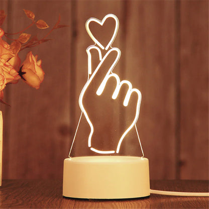 3D LED Night Light Lamp GIFT