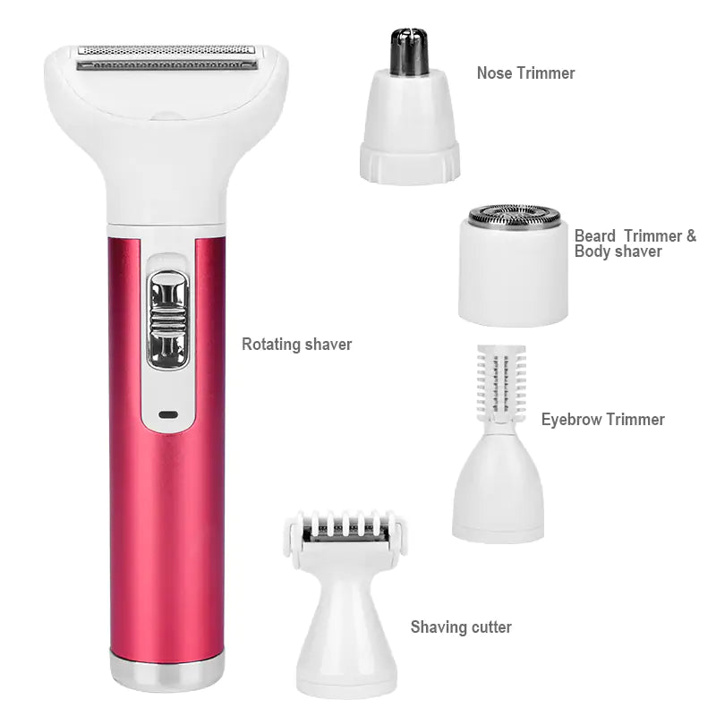 5-in-1 Electric Grooming Kit Electric Saver for Face Body Hair Removal Perfect Gift