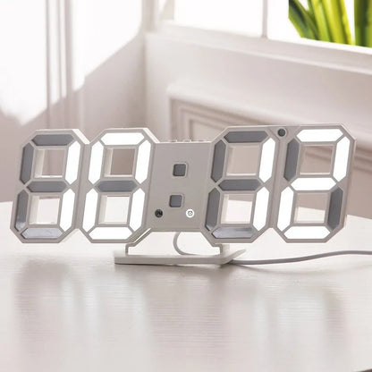 3D LED Digital Wall Clock