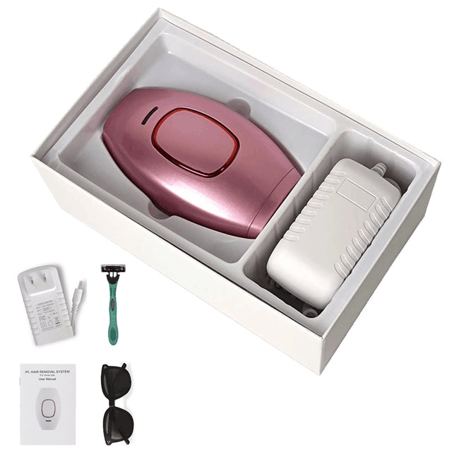 IPL Hair Removal Set with Xenon Quartz Tube Light Source At-Home Hair Removal, Confidence Boosting, Smooth, Hair-Free Skin!