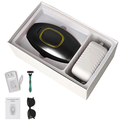 IPL Hair Removal Set with Xenon Quartz Tube Light Source At-Home Hair Removal, Confidence Boosting, Smooth, Hair-Free Skin!