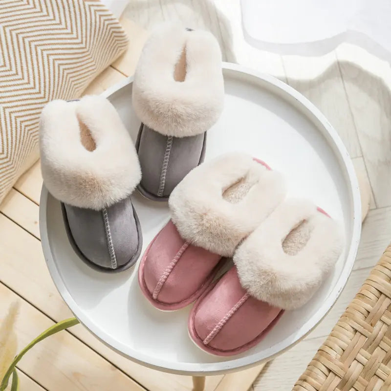 Home Fur Slippers Women