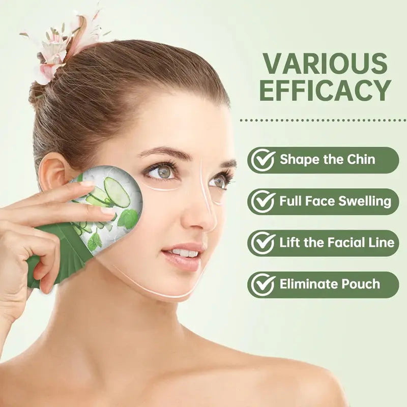 Ice Face Roller Reduce Under-Eye Puffiness Revitalizes Tired Skin Around Your Eyes