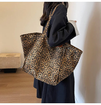 Leopard Print Shoulder Bag