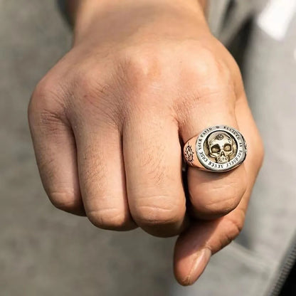 Vintage Skull Rings for Men: Domineering Hip-hop Punk Rock Jewelry