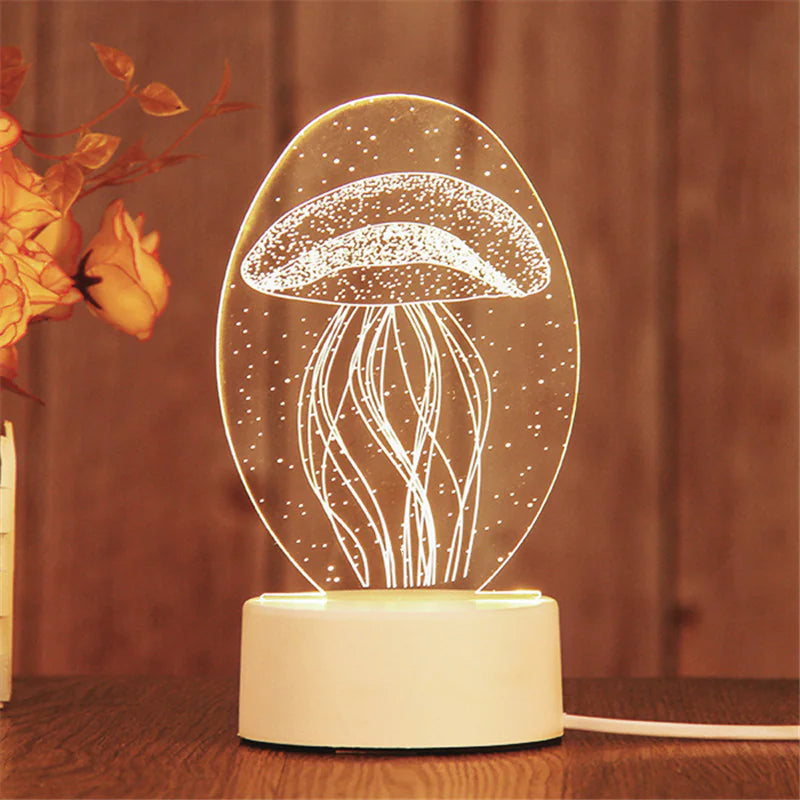 3D LED Night Light Lamp GIFT