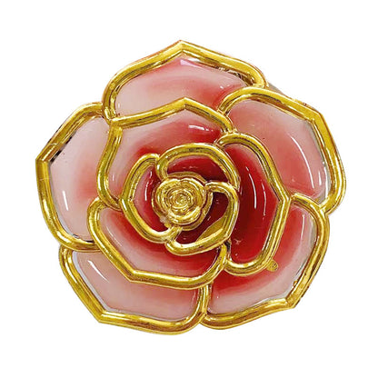 Round Rose Folding Portable Bag Table Edge Purse Hook