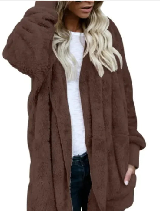 Women's Plush Warm Cotton Coat