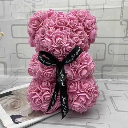 25cm Red Rose Teddy Bear Gift