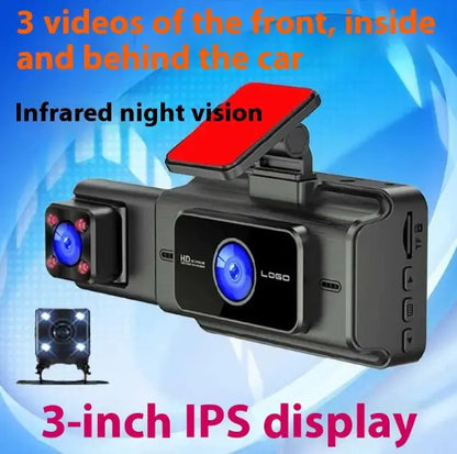 3 Lens Dash Cam