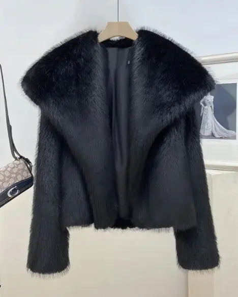 Women Fur Warm Coat