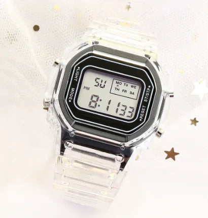 Square LED Digital Watch