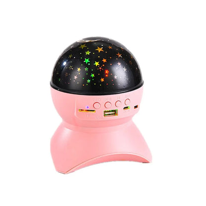 LED Laser Starry Sky Projector Lamp Speaker