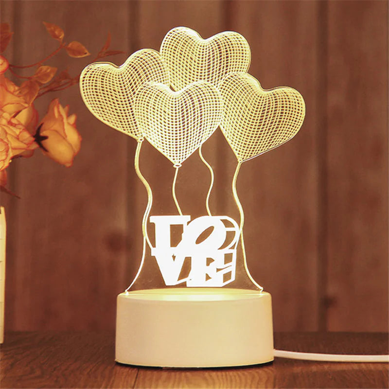 3D LED Night Light Lamp GIFT