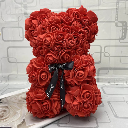 25cm Red Rose Teddy Bear Gift