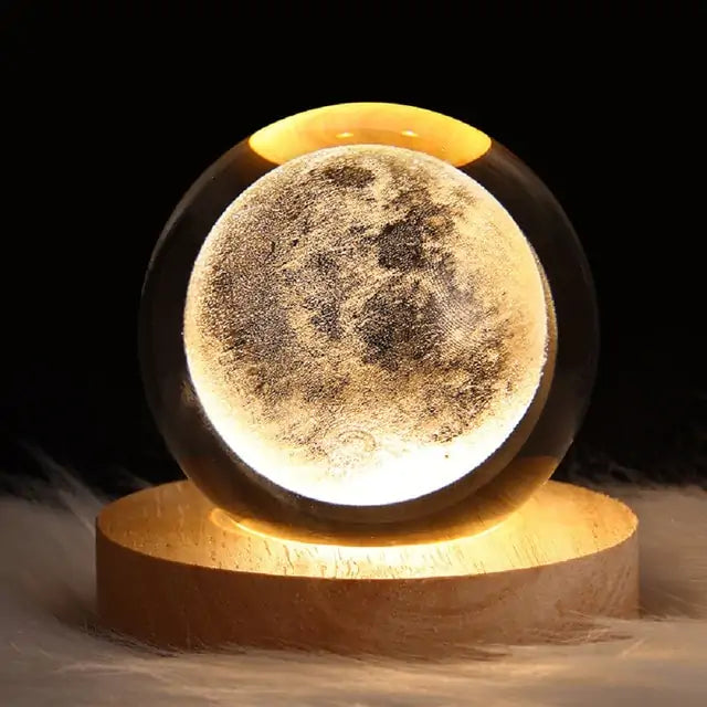 3D Laser Engraved Balls Lamp