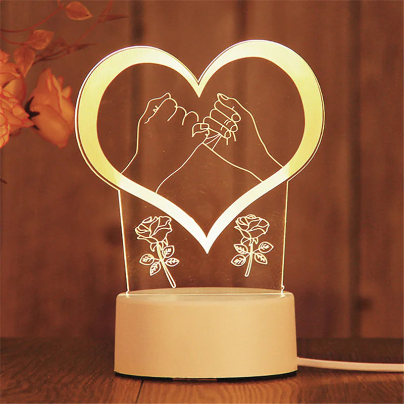 3D LED Night Light Lamp GIFT