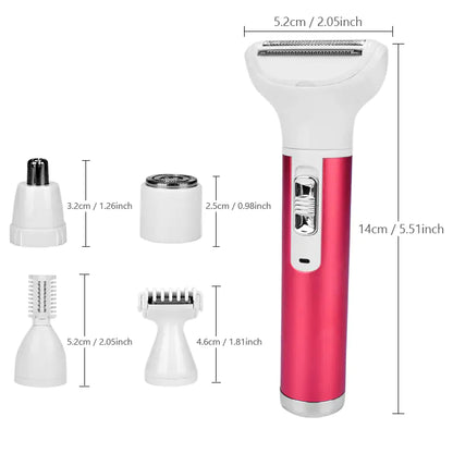 5-in-1 Electric Grooming Kit Electric Saver for Face Body Hair Removal Perfect Gift