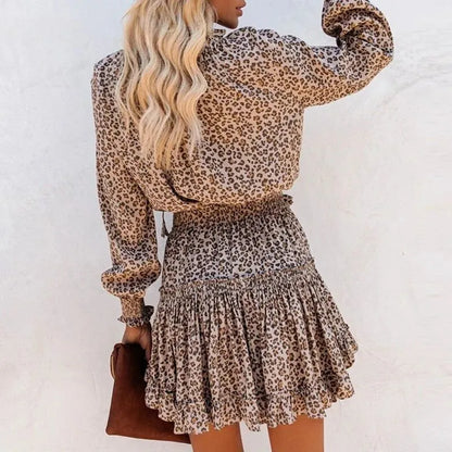 Chic Leopard Print Dress