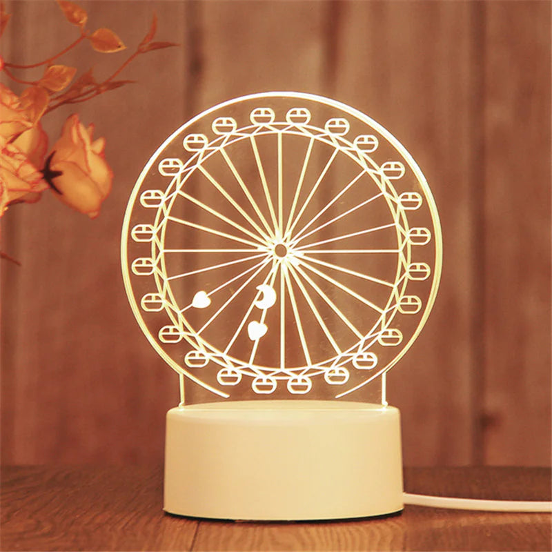 3D LED Night Light Lamp GIFT