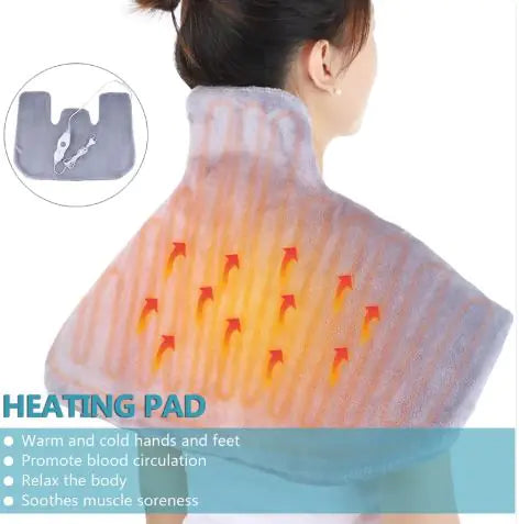 Heated Shoulder & Neck Shawl Blanket