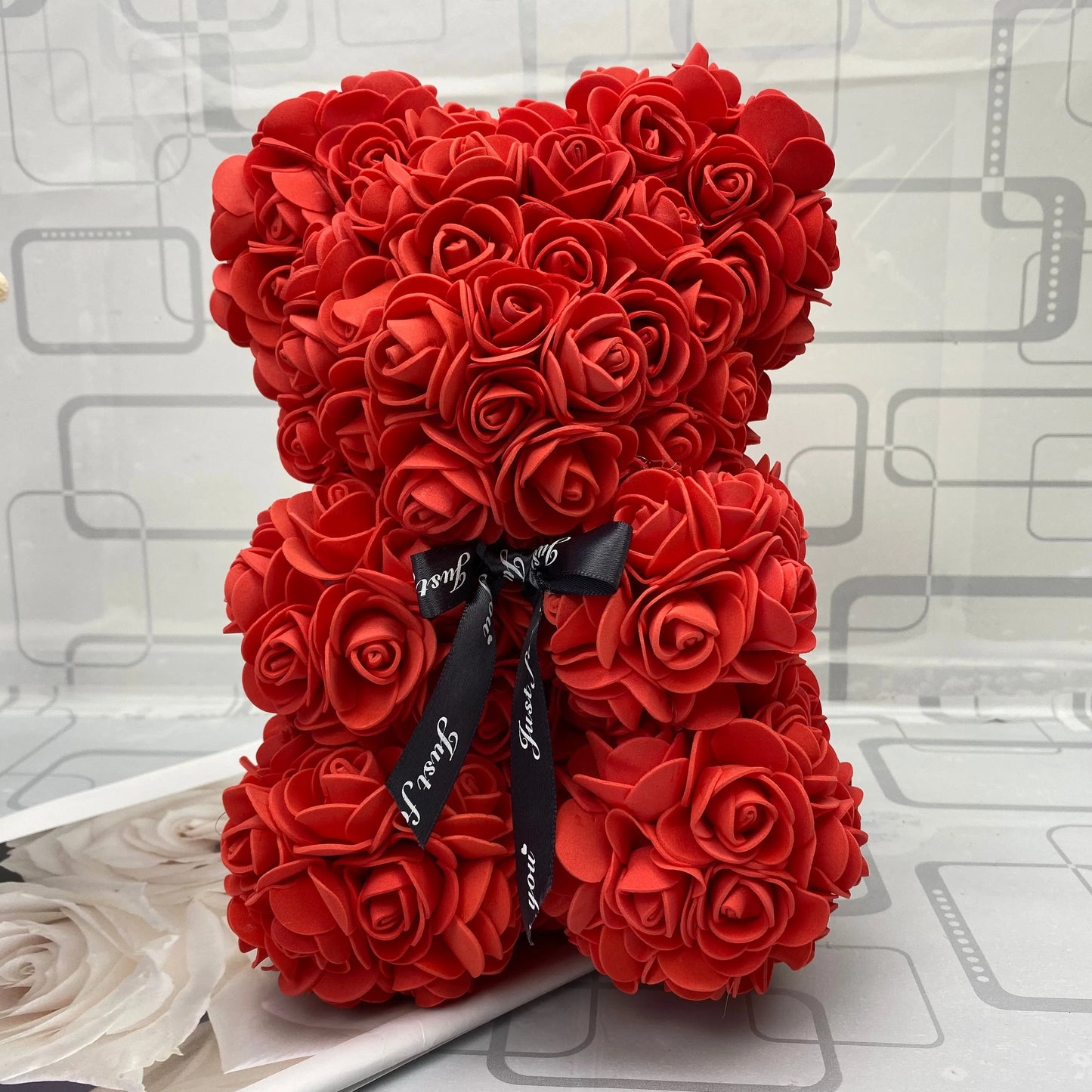 25cm Red Rose Teddy Bear Gift