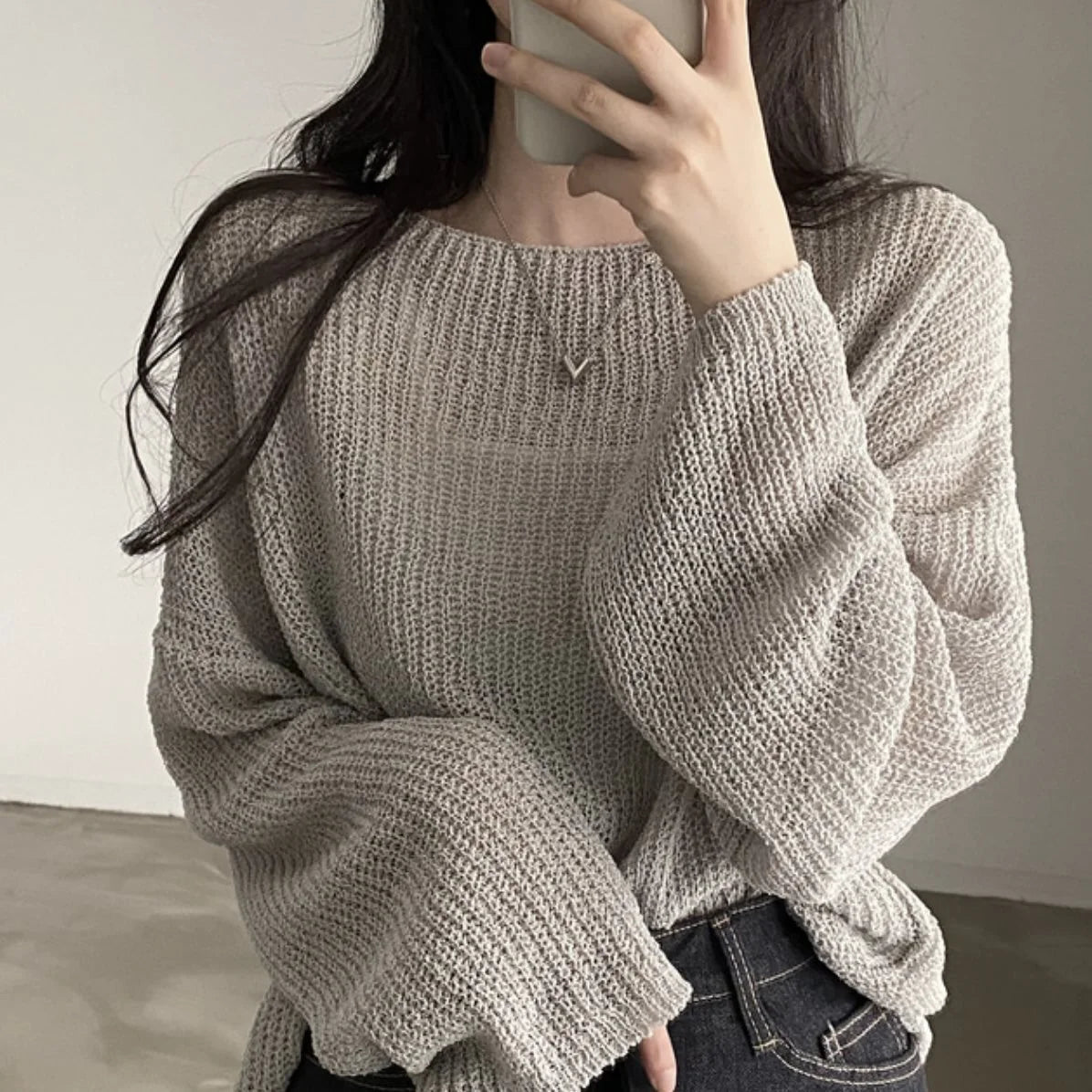 One Size Knitwear Sweater for Women