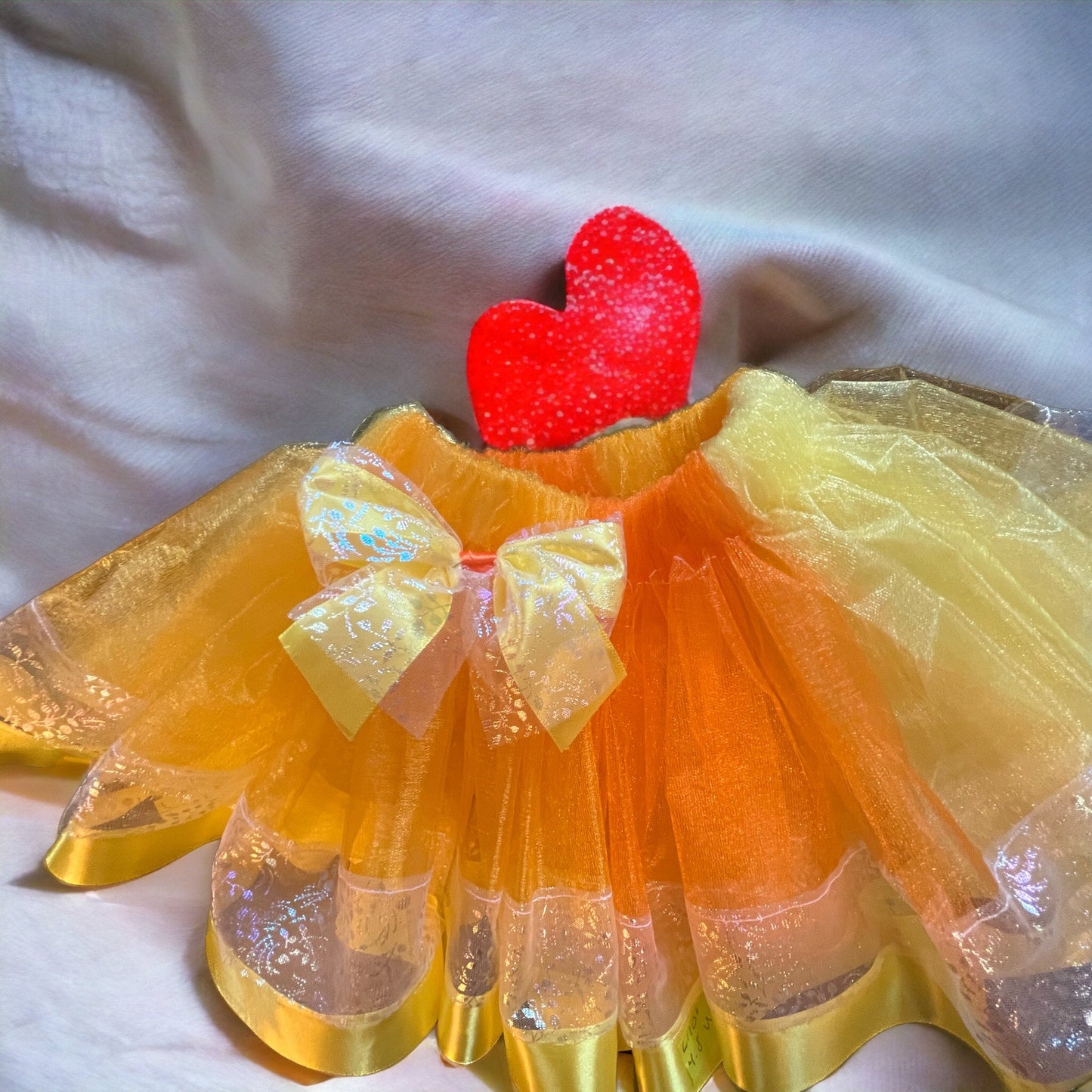 Tutu Skirt Tulle and Ribbon Skirt