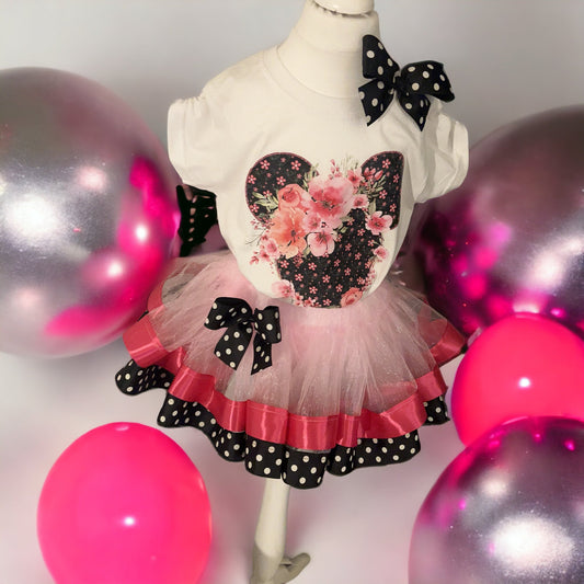 Birthday Dress for Girls Birthday Tutu Set 5-7 Years Old Party Outfit Set