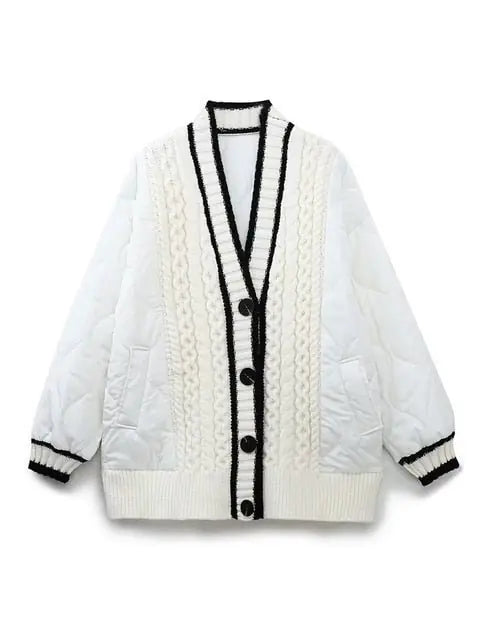 Knit Coat Cardigan Women Men Unisex