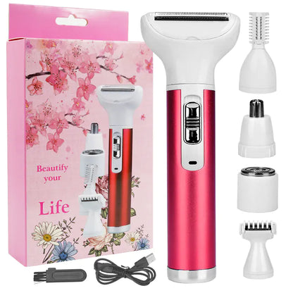 5-in-1 Electric Grooming Kit Electric Saver for Face Body Hair Removal Perfect Gift