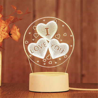 3D LED Night Light Lamp GIFT