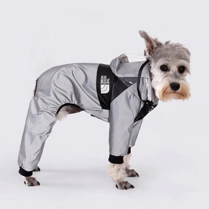 Dog Reflective Raincoat