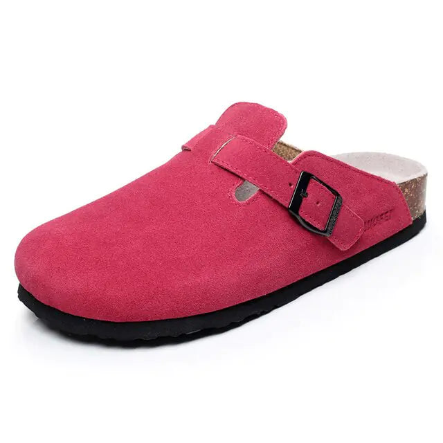 Women Closed Toe Cork Slippers