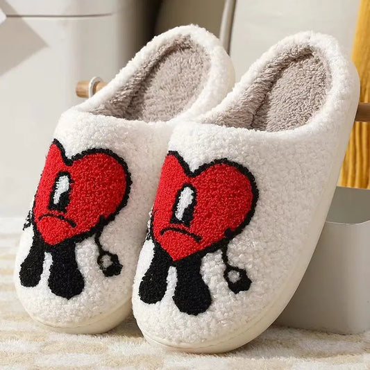 Bad Bunny Fluffy Slippers