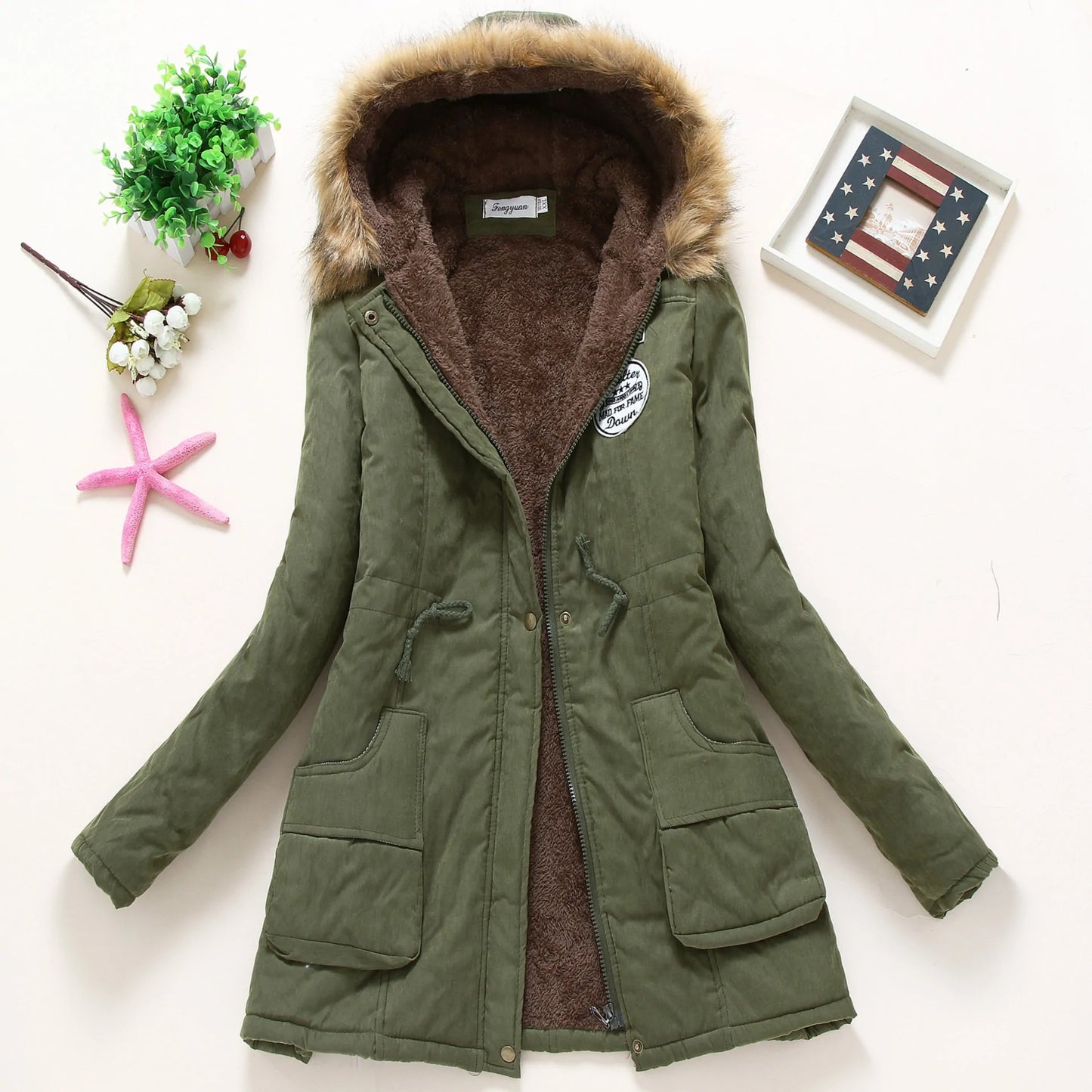 Women's Preppy Style Winter Coat