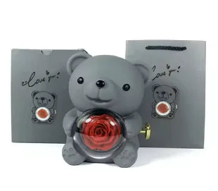 Eternal Rose Bear Gift Box