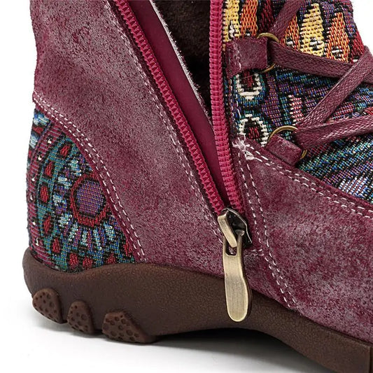 Jacquard Boots