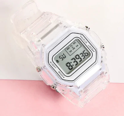 Square LED Digital Watch