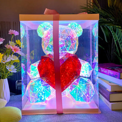 Cute glowing bear creative gift