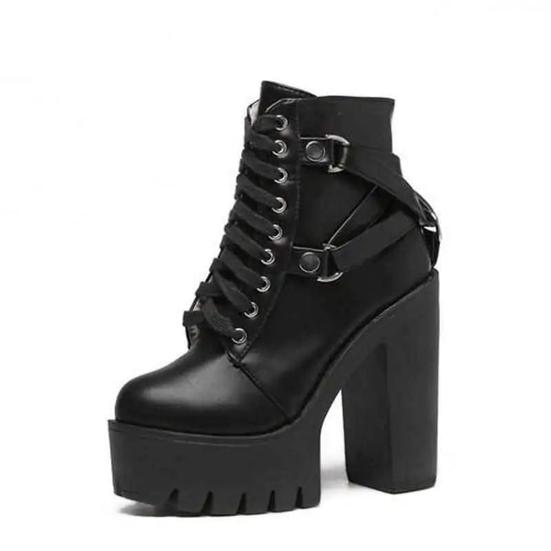 Jessica Platform Boot Heels