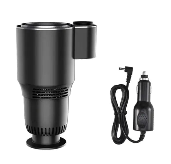 Car Heating & Cooling Fast Cup Holder  Thermos: 2-in-1 12V