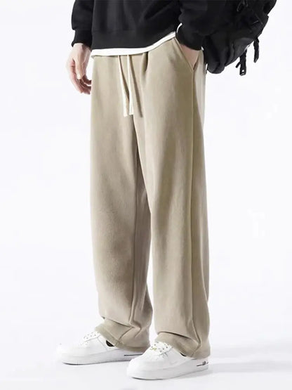 Winter Thick Fleece Warm Sweatpants