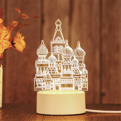 3D LED Night Light Lamp GIFT