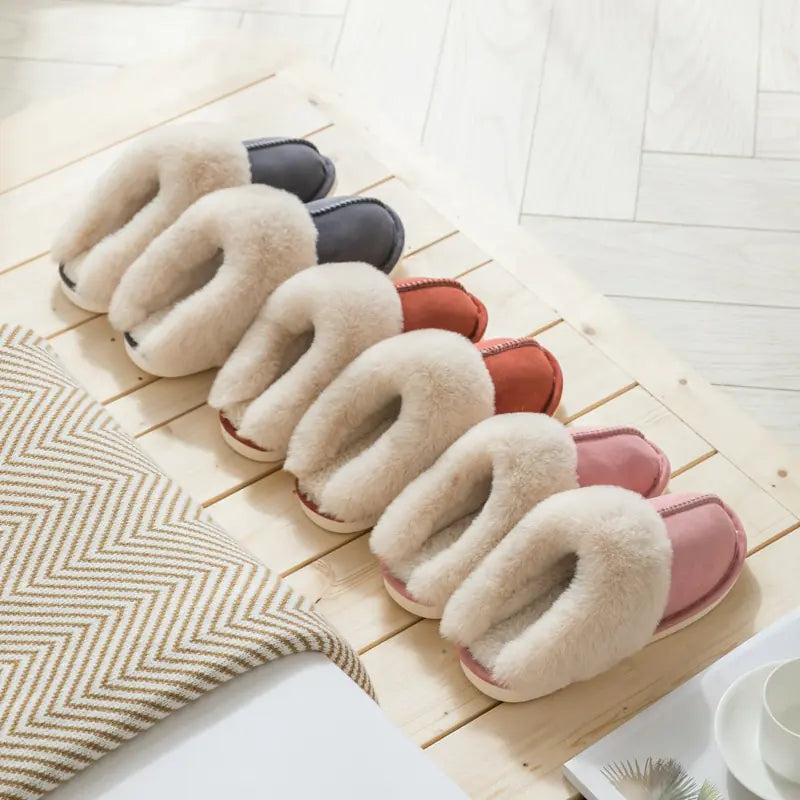 Home Fur Slippers Women