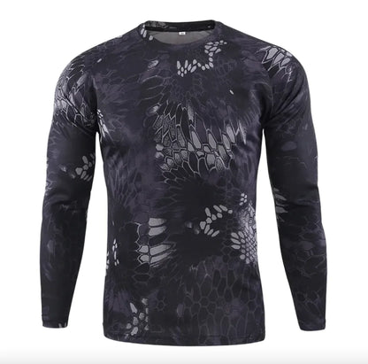 Camouflage Long-Sleeved Cycling Jersey - Outdoor Sports Gear