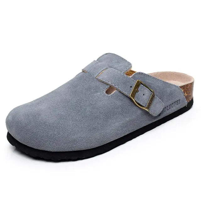 Women Closed Toe Cork Slippers